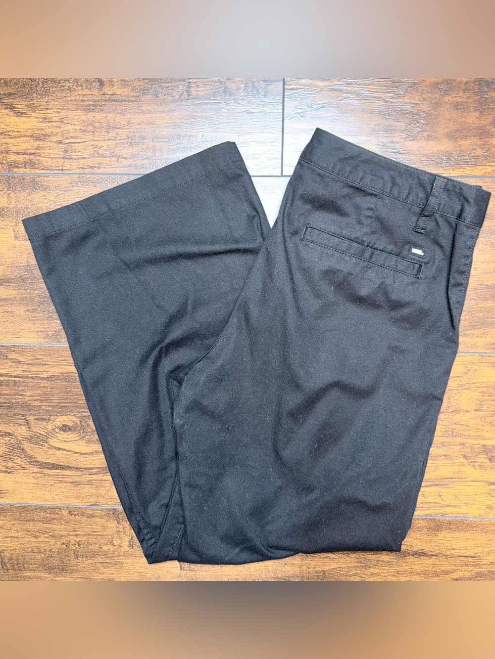 Vans Black Wide-Leg Women's Pants